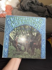 ULTRA RARE 1968 CREEDENCE CLEARWATER REVIVAL WHITE LABEL PROMO LP CCR Vintage