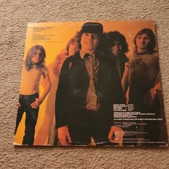 AC/DC Powerage 1978 Atlantic SD 19180 Black Vinyl LP 12″ Stereo