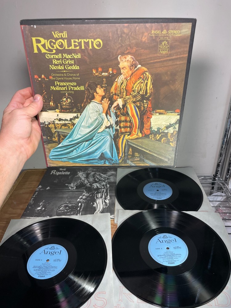 Verdi Rigoletto Cornell MacNeil Reri Grist Nicolai Gedda Opera House Rome Angel