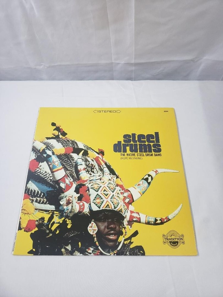 THE NATIVE STEEL DRUM BAND ~ STEEL DRUMS (A LIVE RECORDING) ~ 1959 ~ LP ~ EX