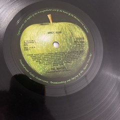 Beatles Abbey Road 1969 UK First Pressing -2/-1 G+ No Her Majesty Apple Vinyl