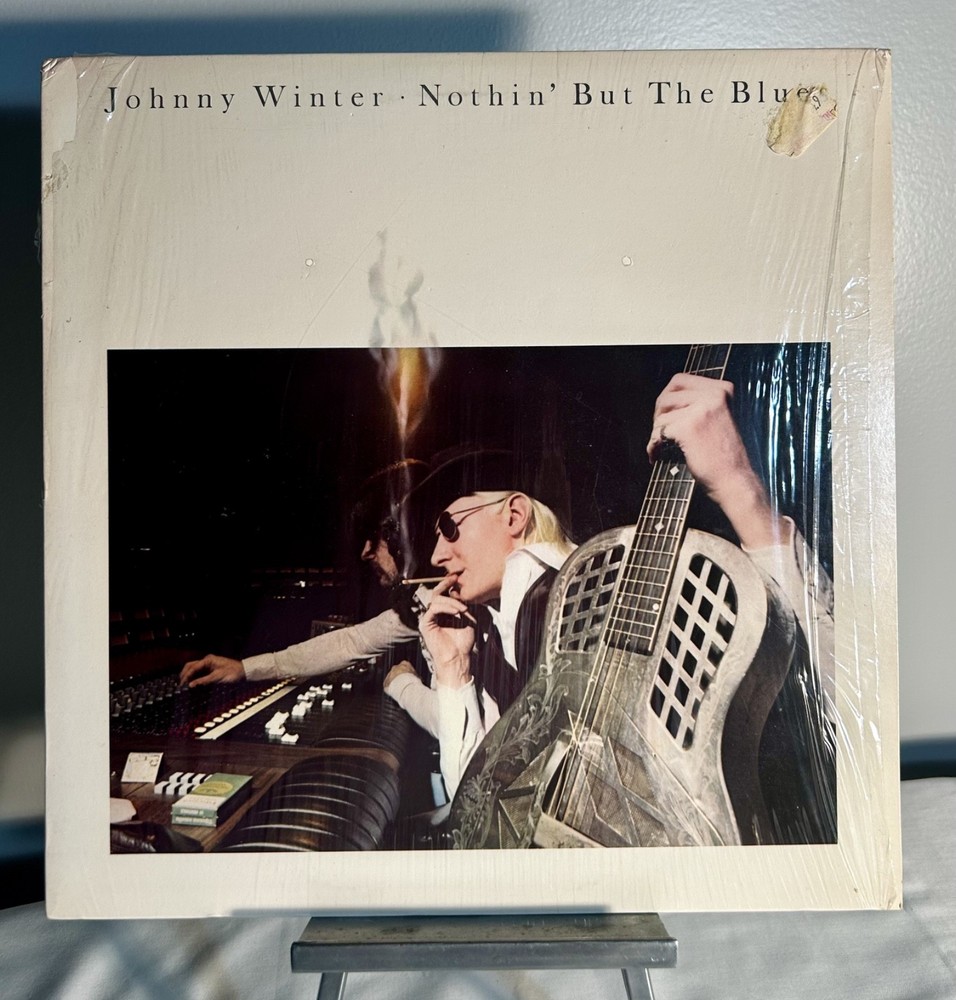 JOHNNY WINTER Nothin’ But The Blues LP M/NM T1 AL34813-1C open shrink STERLING B