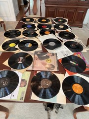 Lot Of 20 Vintage Vinyls Various jazz, folk, calypso, swing, classical – Desc