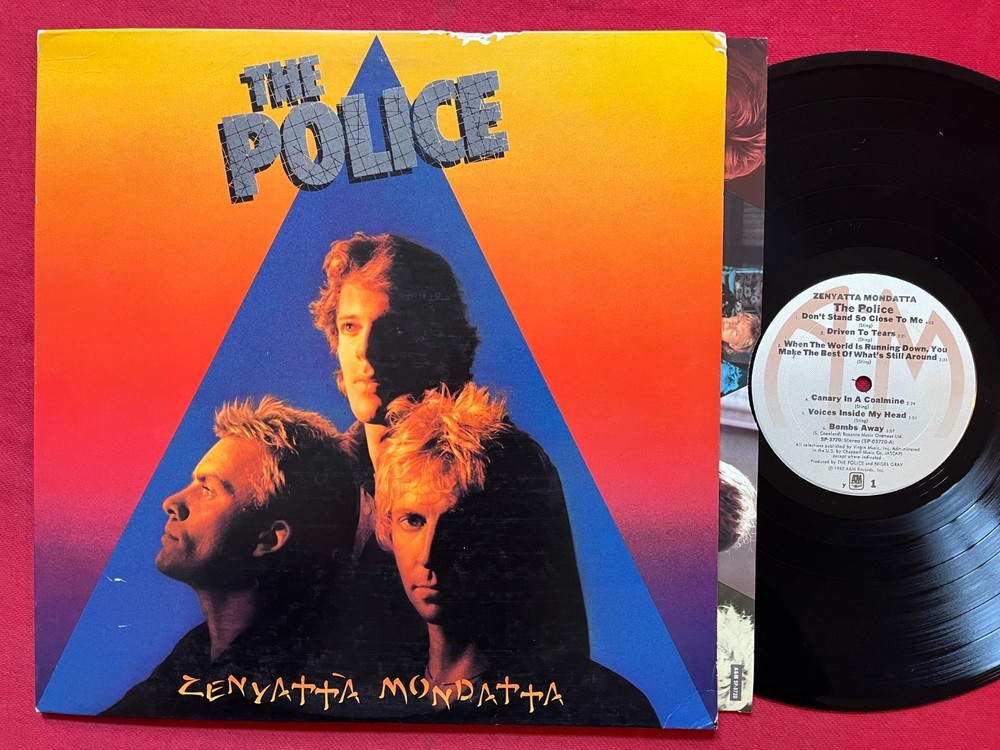 THE POLICE~ZENYATTA MONDATTA LP (1980) ORIG PRESS A&M SP-4831 STING