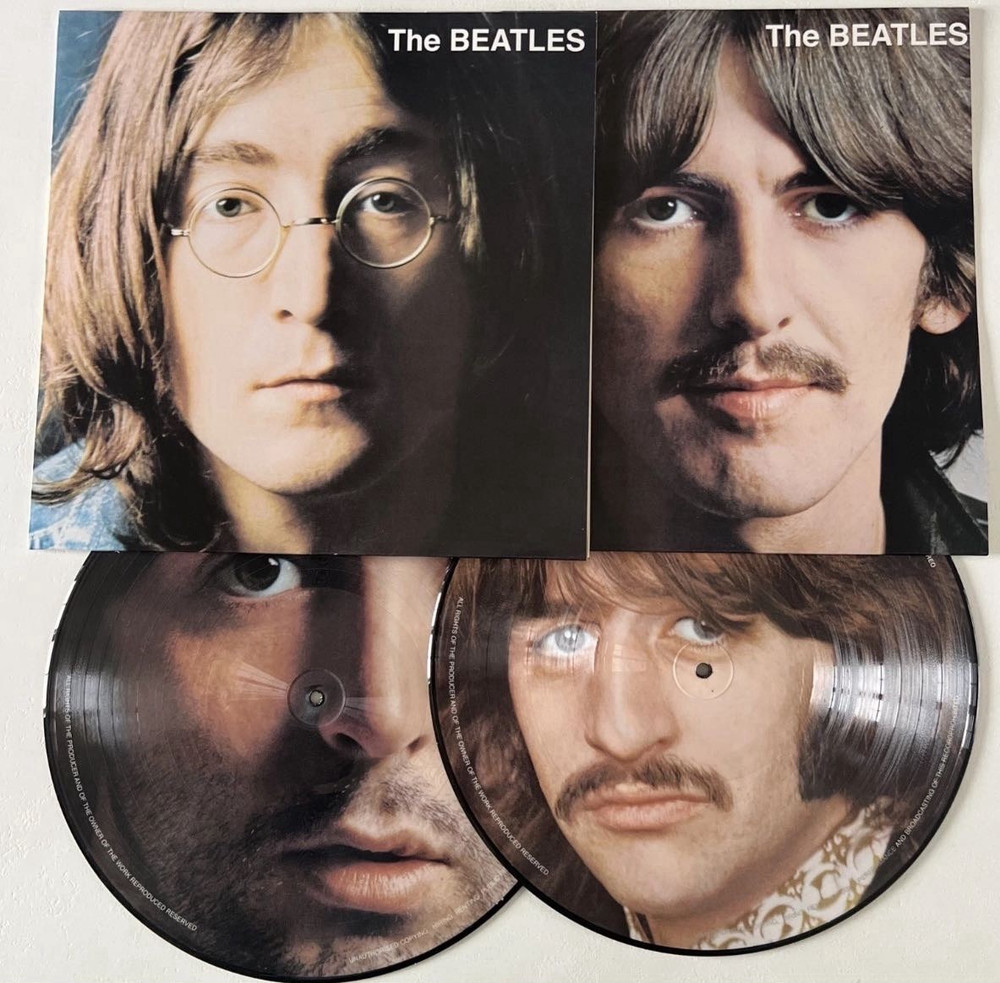 The Beatles – White Album Picture Disc Pts 1 & 2. 2007 German Press RARE NM