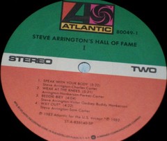 Steve Arrington’s Hall Of Fame – I (LP, Album, SP ) (Near Mint (NM or M-))