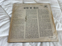 MILES DAVIS LP KIND OF BLUE CBS BPG 62066 UNITED KINGDOM PRODUCED