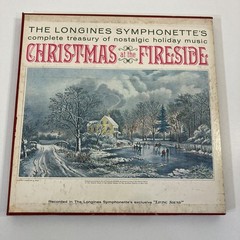 Christmas At The Fireside The Longines Symphonettes 4 Record Vinyl VTG Box Set
