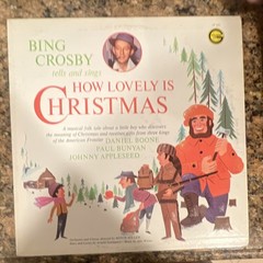 Bing Crosby How Lovely Is Christmas Record Golden Records LP131 Holiday