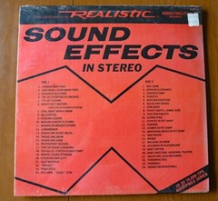 2) REALISTIC SOUND EFFECTS AUDIO FIDELITY REC 50-2017 & 50-2018 FACTORY SEALED