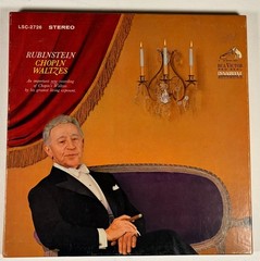 Arthur Rubinstein Chopin Waltzes LP Box RCA Victor Red Seal LSC-2726 Booklet VG+