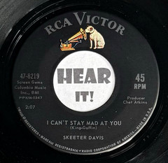 Magic Girl Teen Carole King NOS 45 SKEETER DAVIS I Can’t Stay Mad At RCA hear NM