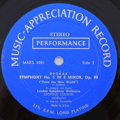 Dvorak / Leopold Ludwig – Symphony No. 5 In E Minor 12″ LP Record MARS 3001 RARE