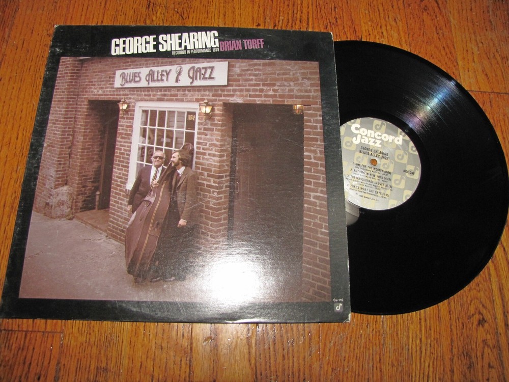 GEORGE SHEARING – BLUES ALLEY JAZZ – CONCORD RECORDS LP