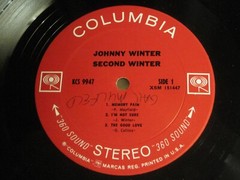 JOHNNY WINTER SECOND WINTER 2LP ORIG ’69 COLUMBIA KCS-9947 BLUES ROCK GEM VG