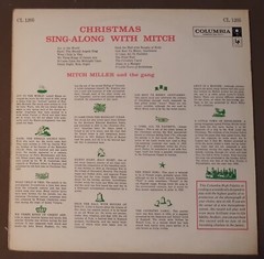 Mitch Miller Christmas Holiday Sing Along Columbia Records 33rpm VINYL LP Record