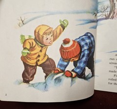 FROSTY THE SNOWMAN Little Golden Book Read Along Book & Record VG