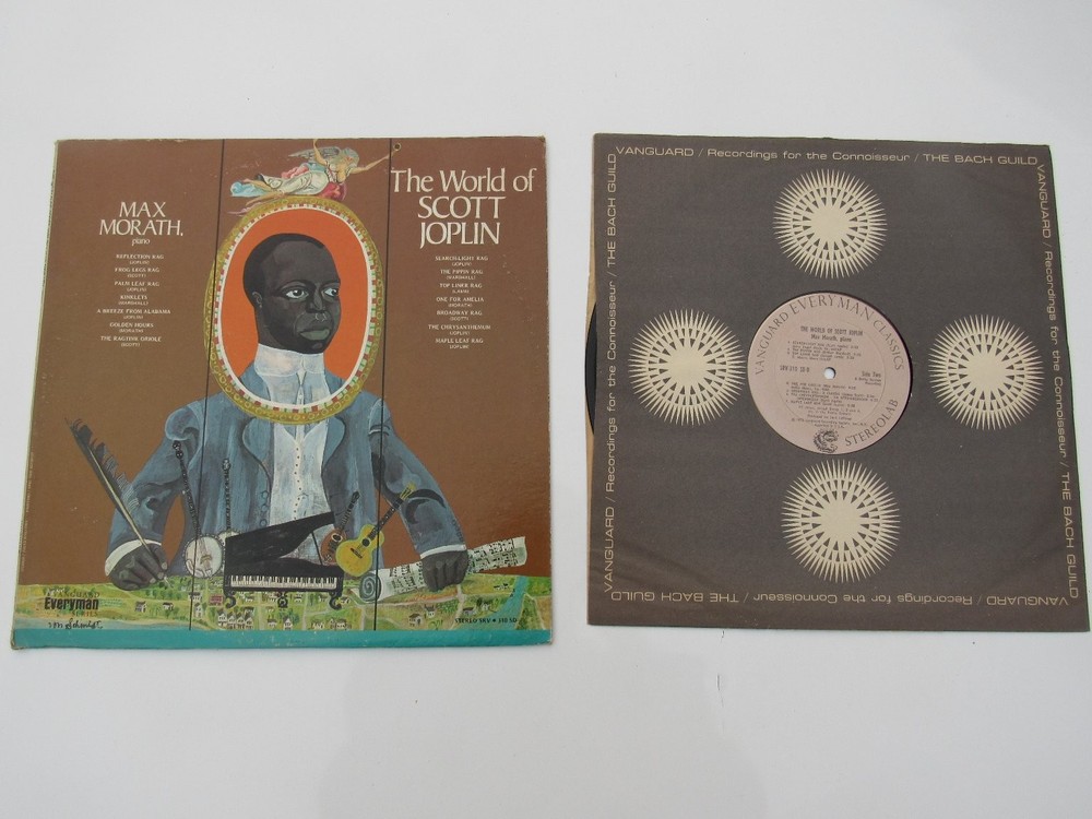 Max Morath – The World of Scott Joplin LP Record 1972 Vanguard Ragtime 33 RPM