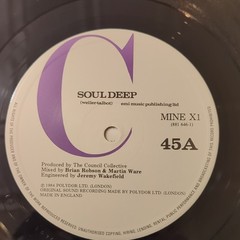 The Council Collective Soul Deep 12″ Black Vinyl Single 45 RPM Polydor MINE X1