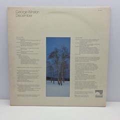 George Winston – December LP WIndham Hill 1982 Pressing w/ Inner Christmas VG+
