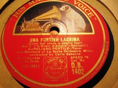 1928 AURELIANO PERTILE Elisir UNA FURTIVA LAGRIMA/ FRANCI Otello Si Pel Ciel 78