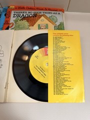A Little Golden Book & Record Lot Of 6 & 1 Oddball Disneyland