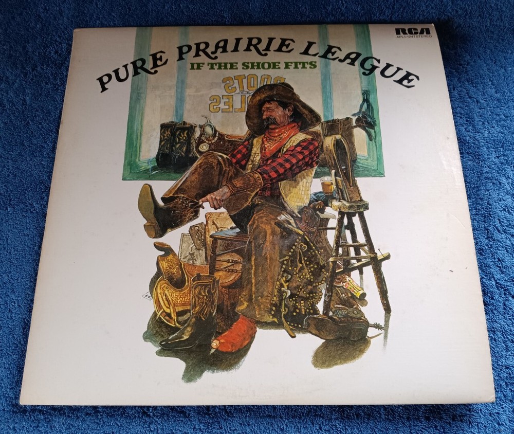 Pure Prairie League If the Shoe Fits LP 1976 RCA Inner Sleeve Long Cold Winter