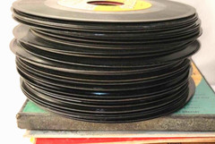 Craft Lot 15 Vinyl 7″ 45rpm Records CRAFTER Party Display 45s Used JukeBox Discs