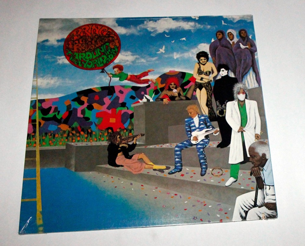 Prince AROUND THE WORLD IN A DAY LP Original 1985 issue wrap around cover SEALED