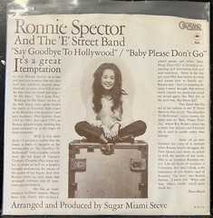 Ronnie Spector/Springsteen & The E Street Band 7” Vinyl Say Goodbye To Hollywood