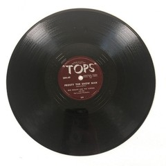 Vtg Tops for Tots Records Frosty the Snowman & The Night Before Christmas 78 RPM