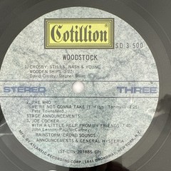 Woodstock Cotillion SD 3-500 Vinyl Record Stereo Black w/ Plastic Slipcover
