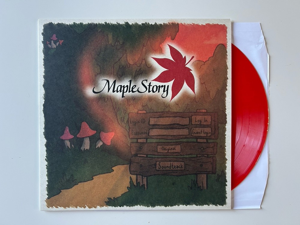 MapleStory Vinyl LP Record Soundtrack Red Colored VGM Victoria OST Not Moonshake