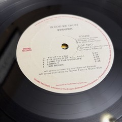 Stryper Vinyl Lot: Soldiers Under Command, In God We Trust, Original Insert LPs