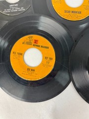 VTG 45 RPM Records Lot 15 Vintage 70s Rock Rockabilly Vinyl UNTESTED Scratched
