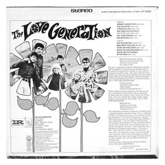 THE LOVE GENERATION Self Titled 12″ Album POP / PSYCH ROCK ’67 Groovy VERY GOOD