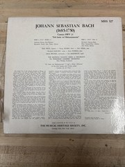 Lot of 4 J.S. BACH Vinyl Records Albums All VG++ Condition