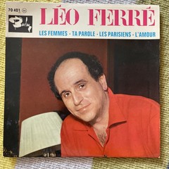 Lot of 6 French 45 Rpm EPs Vintage 1960’s Chansons VG+/VG+ Rare Vinyl France