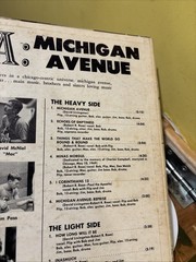 Omega Michigan Avenue Vinyl LP FWP-110 Original Xian Folk Psych Cover Only