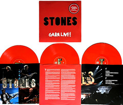 The Rolling Stones GRRR! Live RED Color 180g Vinyl 3 LP Box Set SEALED LTD EDTN