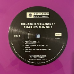 Charles Mingus – The Jazz Experiments Of Charles Mingus (VMP) – JAZZ *NEW/COLOR*