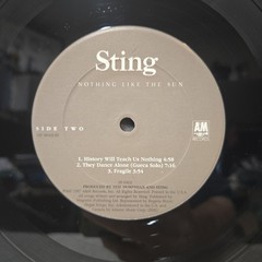 Sting Nothing Like The Sun LP Vinyl Album Record 2 LPs EXCELLENT