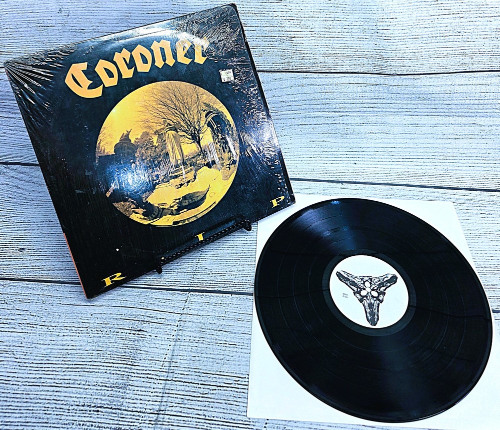 Coroner R.I.P. Death Metal VINYL ’87 Noise in Shrink Wrap OG – FIRST PRESS