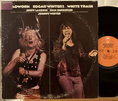 Edgar Winter’s White Trash Roadwork Vinyl 2 LP Epic PEG 31249 Rick Derringer EX