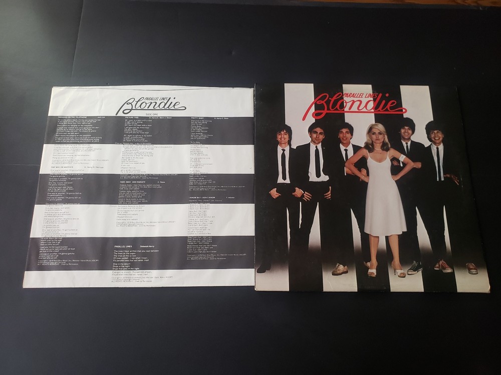 1980s VG+ Blondie – Parallel Lines 1192 LP33 see notes