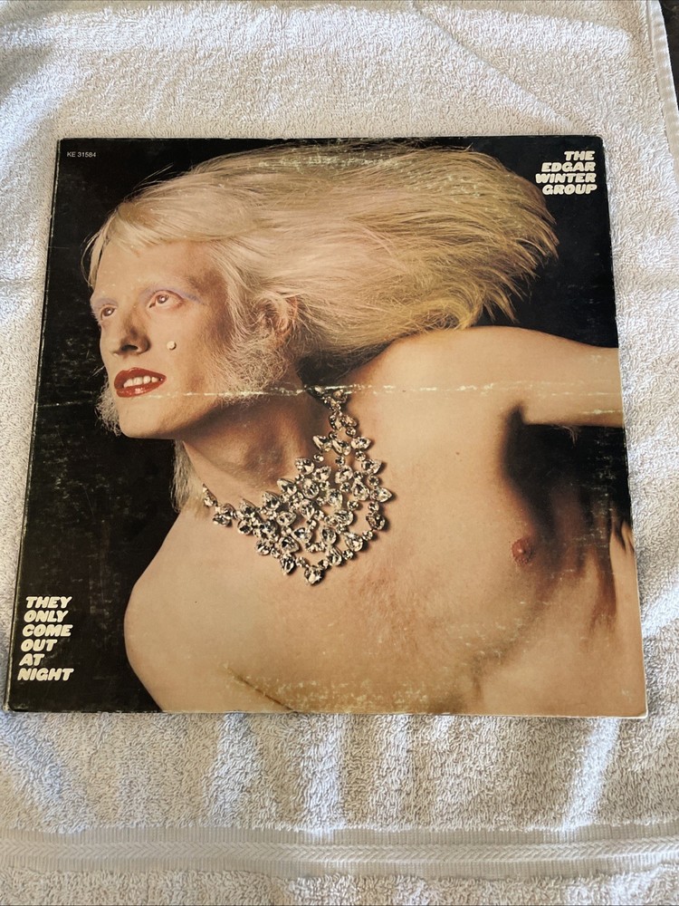The Edgar Winter Group – They Only Come Out At Night LP – Epic Records KE-31584