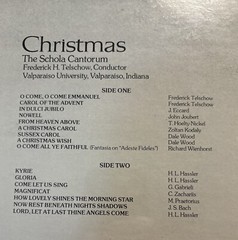 Very Rare NEW SEALED Schola Cantorum Christmas Vinyl LP Record 1978 Valparaiso U