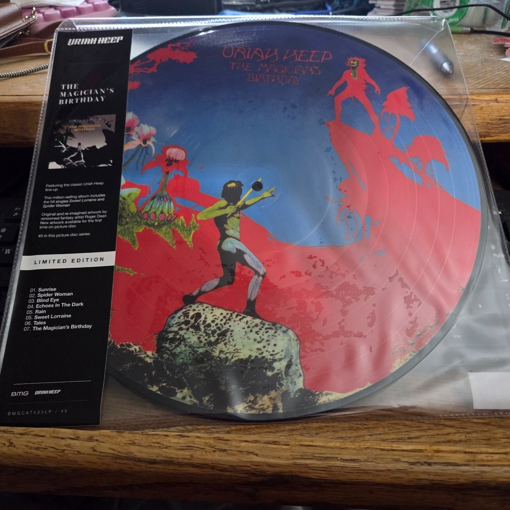 Uriah Heep – The Magician’s Birthday BMG ‎– BMGCAT535LP 2022 Pic Disc NEW