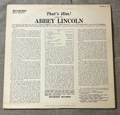 ABBEY LINCOLN – That’s Him ~ RIVERSIDE 251 [OJC-085 ] {reissue} w/ROLLINS -RARE