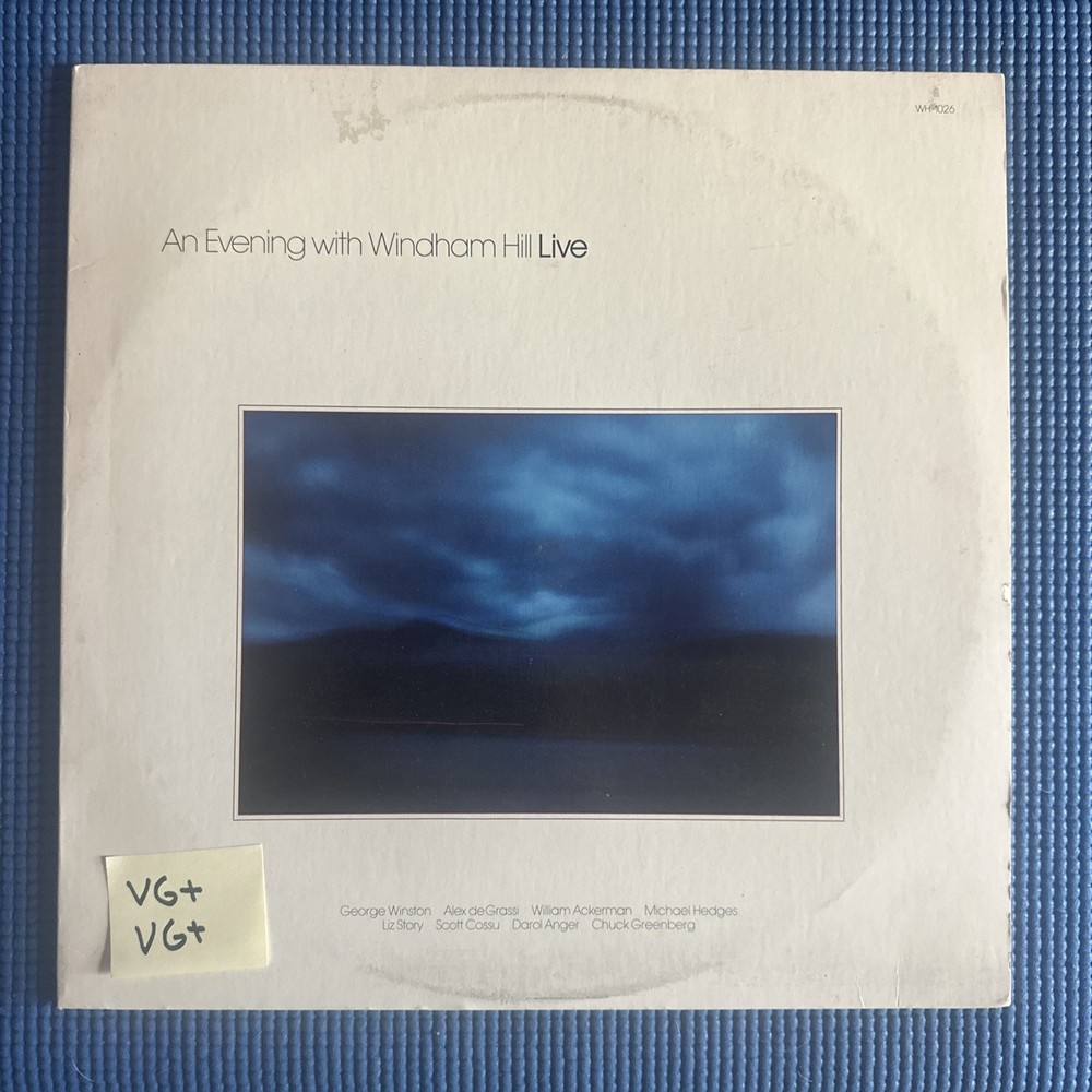 AN EVENING WITH WINDHAM HILL LIVE LP VG+ VINYL VG+/VG+ Ultrasonically Cleaned